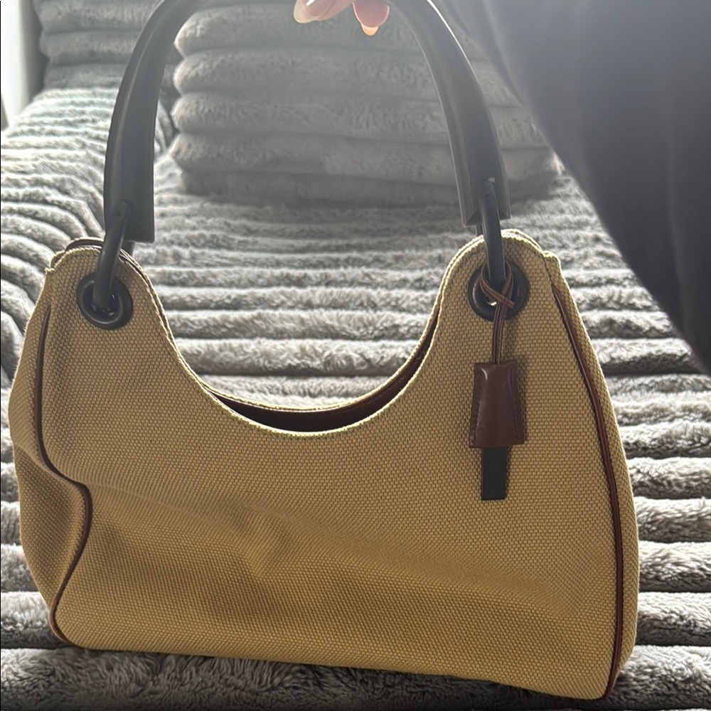 Gucci Yellow Canvas Top Handle handbag - Picture 5 of 12